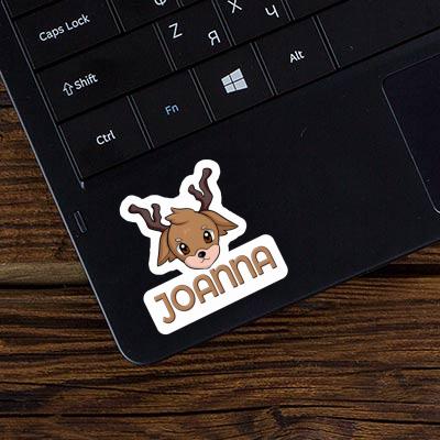 Deerhead Sticker Joanna Notebook Image