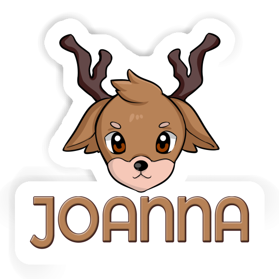 Deerhead Sticker Joanna Laptop Image