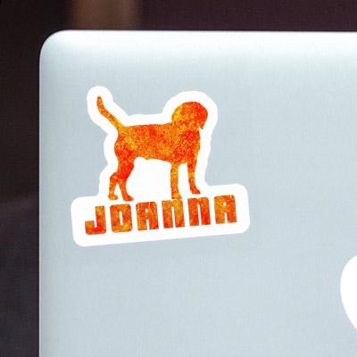 Hound Sticker Joanna Laptop Image