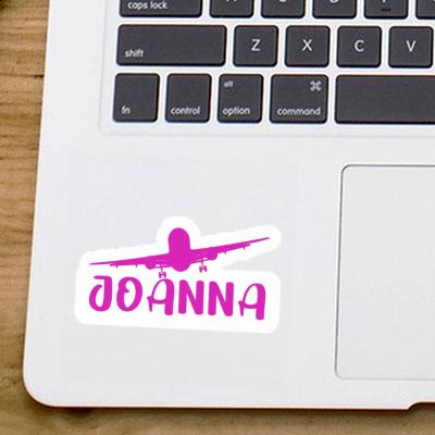 Sticker Joanna Airplane Image