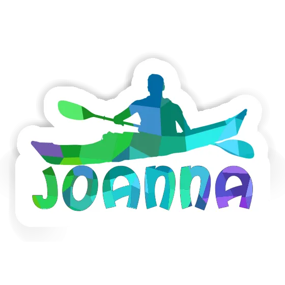 Sticker Kajakfahrer Joanna Notebook Image