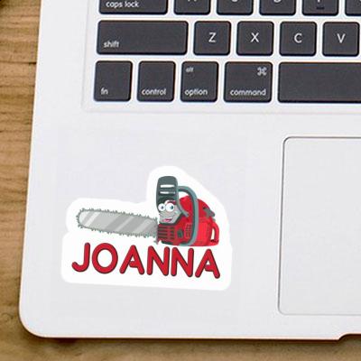 Joanna Sticker Chainsaw Laptop Image