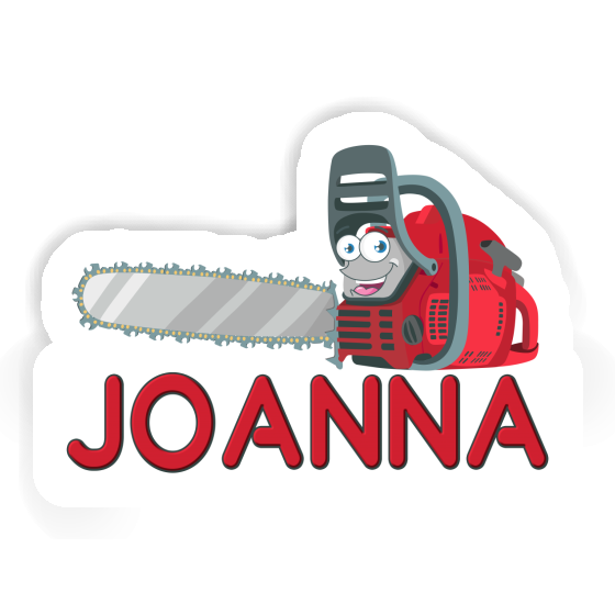 Joanna Sticker Chainsaw Image