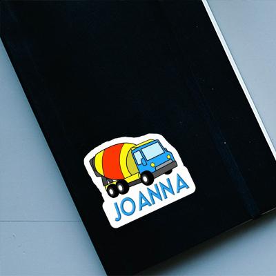 Mixer Truck Sticker Joanna Image