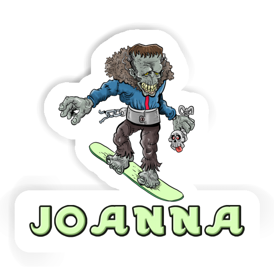 Sticker Snowboarder Joanna Gift package Image