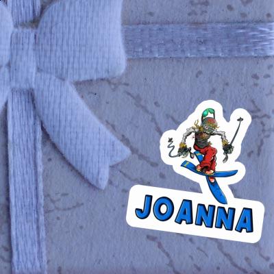 Sticker Skier Joanna Laptop Image