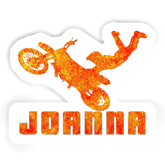 Sticker Motocross Jumper Joanna Notebook Image