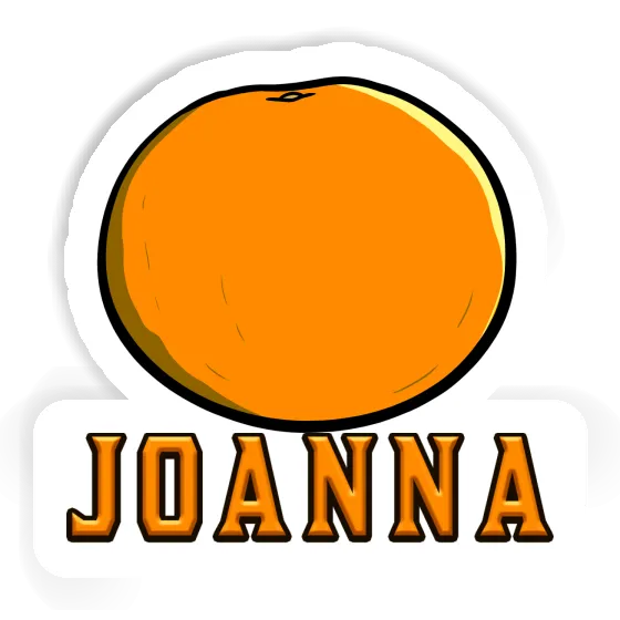 Sticker Joanna Orange Gift package Image