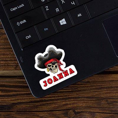 Sticker Pirate-Head Joanna Laptop Image