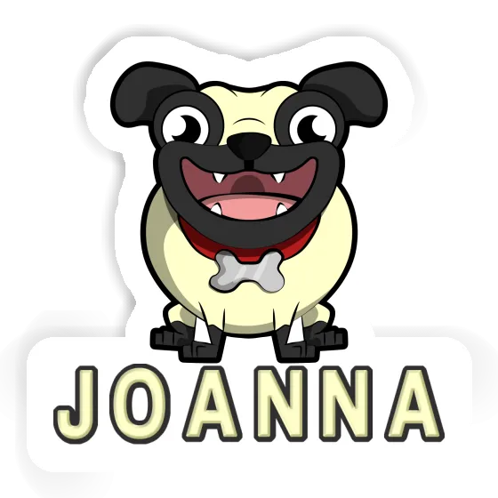 Mops Sticker Joanna Notebook Image