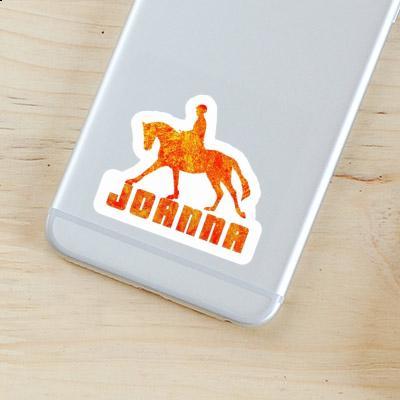 Sticker Joanna Horse Rider Laptop Image