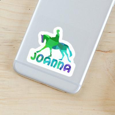 Horse Rider Sticker Joanna Laptop Image