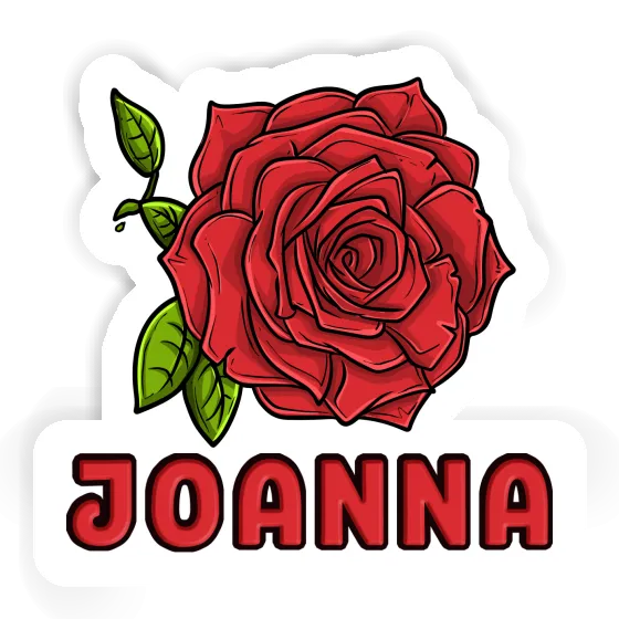 Joanna Autocollant Rose Notebook Image