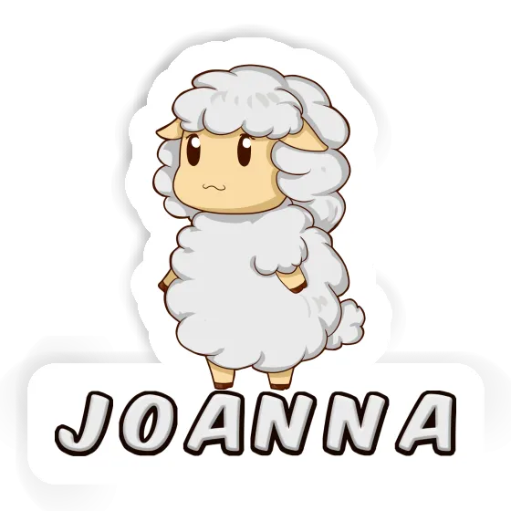 Joanna Sticker Sheep Laptop Image