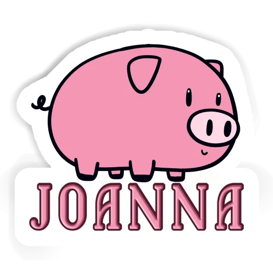 Sticker Schwein Joanna Image