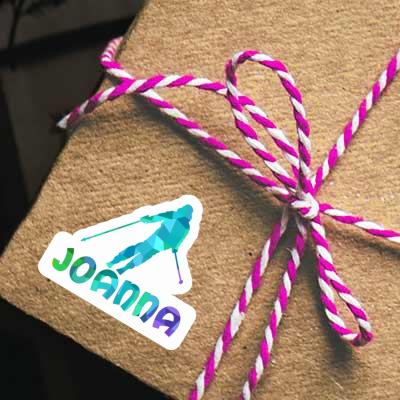 Joanna Aufkleber Skifahrerin Gift package Image