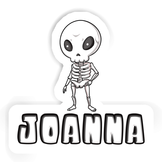 Skeleton Sticker Joanna Laptop Image