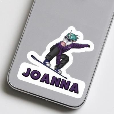 Snowboardeuse Autocollant Joanna Image