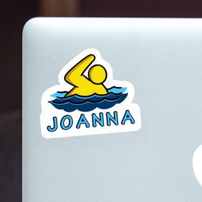 Sticker Swimmer Joanna Notebook Image