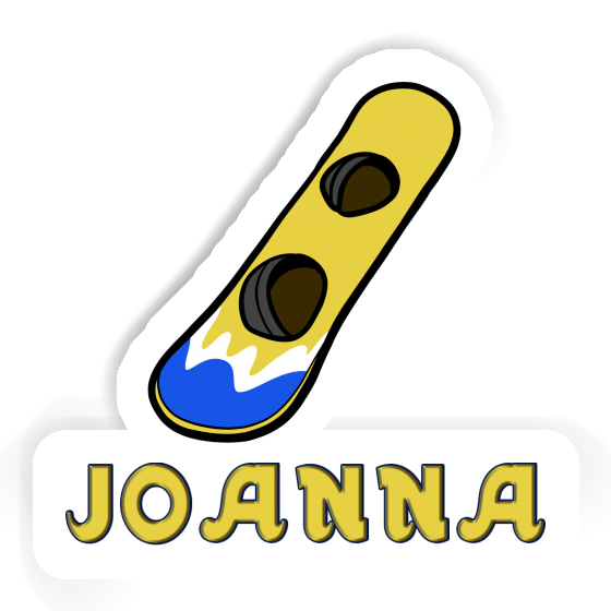 Joanna Sticker Wakeboard Image