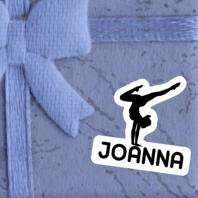 Sticker Joanna Yoga Woman Notebook Image