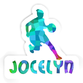 Autocollant Joueuse de basket-ball Jocelyn Image