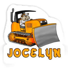 Jocelyn Autocollant Bulldozer Image