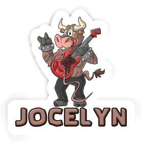 Autocollant Jocelyn Guitariste Image