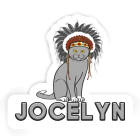 Sticker Jocelyn American Indian Image