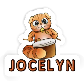 Jocelyn Sticker Drummer Image