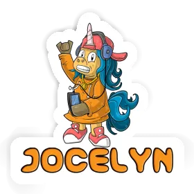 Hip-Hop Einhorn Aufkleber Jocelyn Image