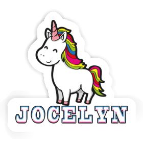 Aufkleber Einhorn Jocelyn Image