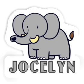 Autocollant Éléphant Jocelyn Image