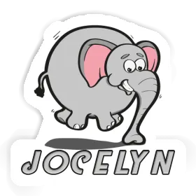 Autocollant Jocelyn Éléphant Image