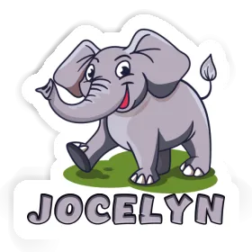 Autocollant Jocelyn Éléphant Image