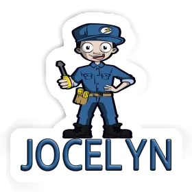 Électricien Autocollant Jocelyn Image