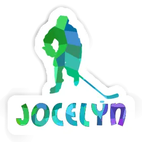 Jocelyn Sticker Eishockeyspieler Image