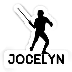 Jocelyn Sticker Fencer Image
