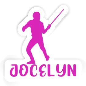 Jocelyn Sticker Fencer Image