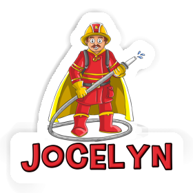 Pompier Autocollant Jocelyn Image