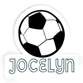 Jocelyn Autocollant Ballon de foot Image