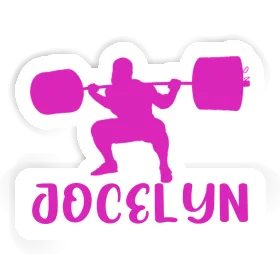 Autocollant Haltérophile Jocelyn Image