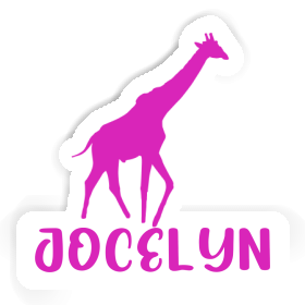 Autocollant Girafe Jocelyn Image