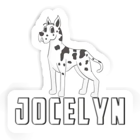 Aufkleber Dogge Jocelyn Image