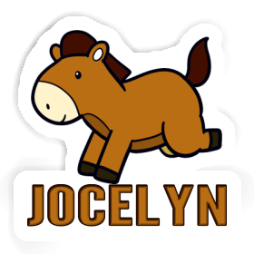 Cheval Autocollant Jocelyn Image