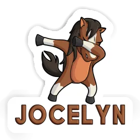 Cheval Autocollant Jocelyn Image