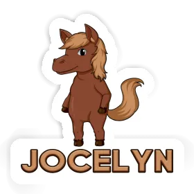 Jocelyn Autocollant Cheval Image