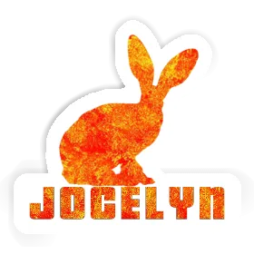Lapin Autocollant Jocelyn Image