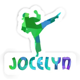 Jocelyn Aufkleber Karateka Image