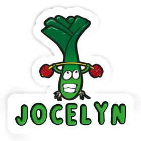 Haltérophile Autocollant Jocelyn Image